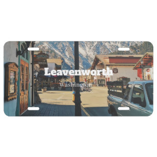 Leavenworth - Washington License Plate