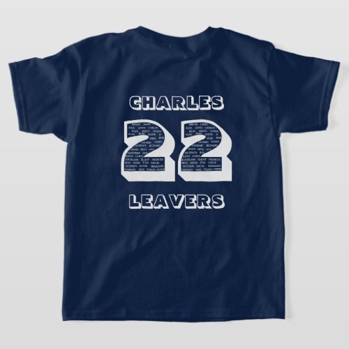 Leavers 2022 White Theme  T_Shirt