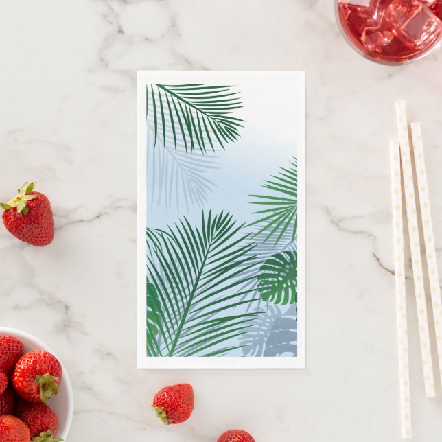 Leaves 3 paper guest towels (Insitu)