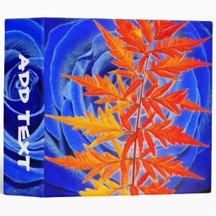 Leaves 3 Ring Binder