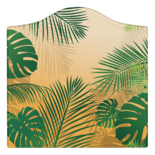 Leaves 4 door sign