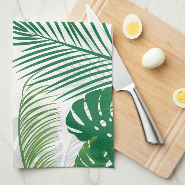 Leaves 7 kitchen towel (Quarter Fold)