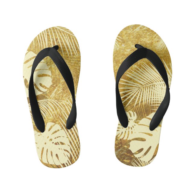Leaves 8 kid's flip flops (Footbed)