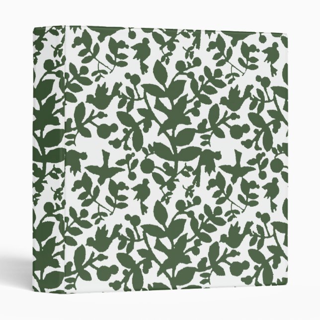 Leaves and birds 3 ring binder (Front/Spine)