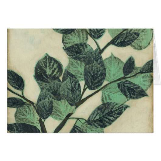 Leaves and Branches on Cream Background (Front Horizontal)