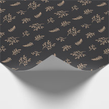 Leaves and Branches Wrapping Paper