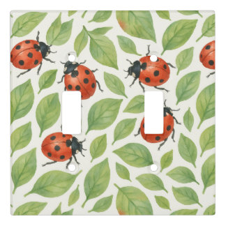 Leaves and Ladybugs Light Switch Cover