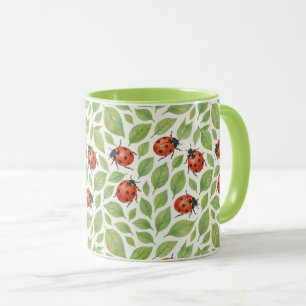 Leaves and Ladybugs Mug