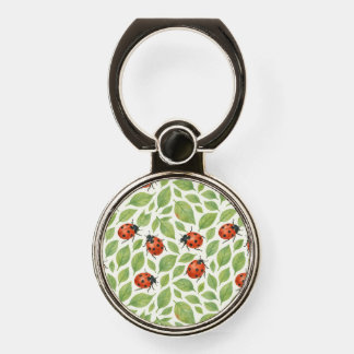 Leaves and Ladybugs Phone Ring Stand