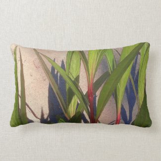 Leaves and Shadows Lumbar Pillow