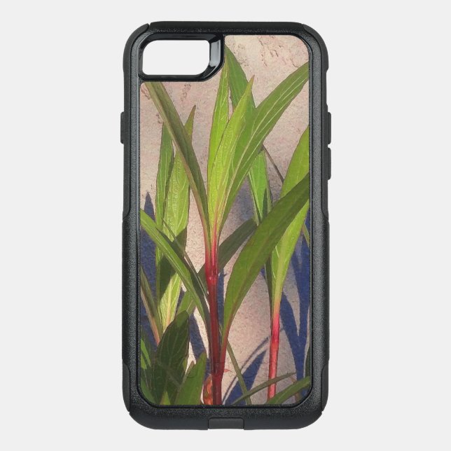 Leaves and Shadows Otterbox iPhone Case (Back)
