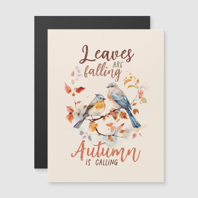Leaves Are Falling, Autumn is Calling (Front/Back)