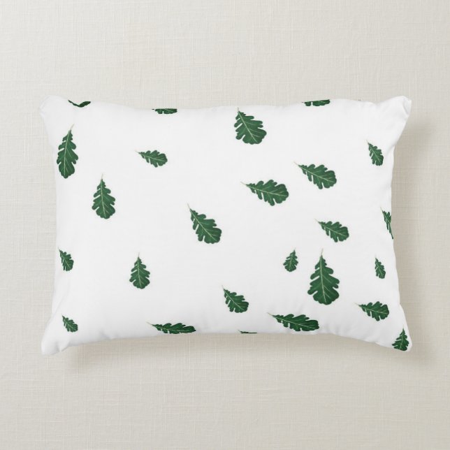 leaves art accent pillow (Front)