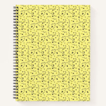 leaves art green fashion yellow notebook