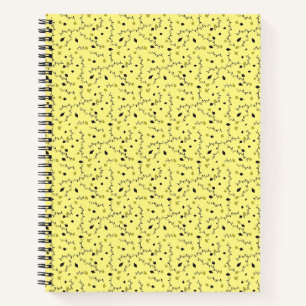 leaves art green fashion yellow notebook