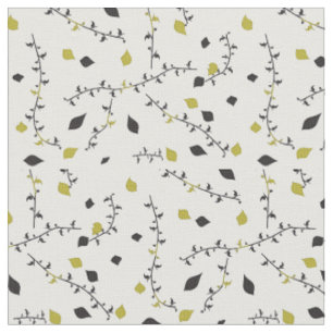 leaves art green white fashion fabric