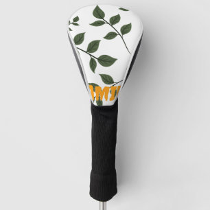 Leaves Art Zazzle_Growshop. Golf Head Cover
