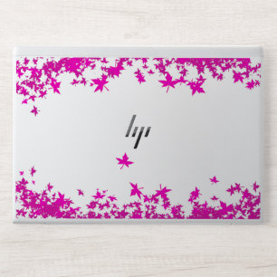 leaves as background HP laptop skin