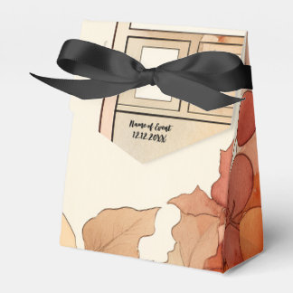 Leaves Autumn Fall Favor Boxes