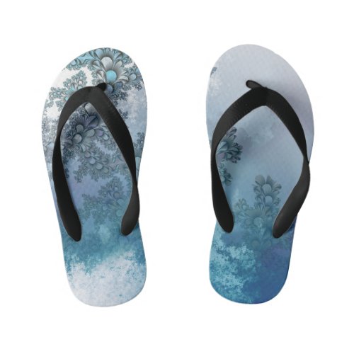 leaves background leaf pattern kids flip flops