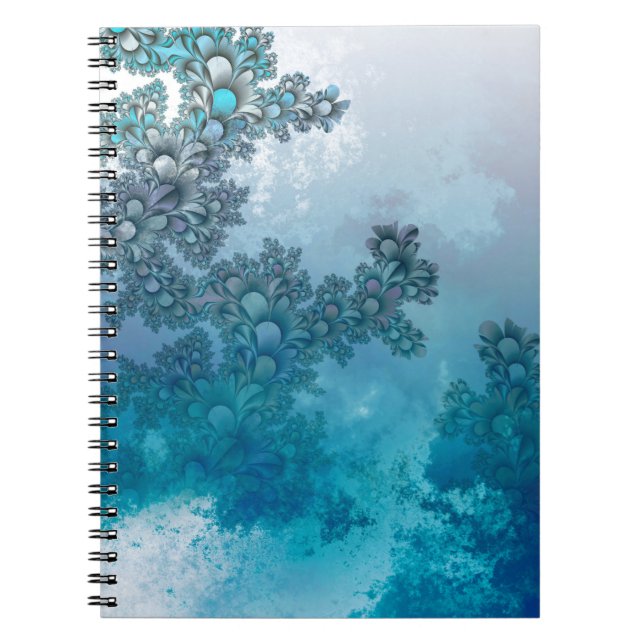 Leaves background leaf template notebook (Front)