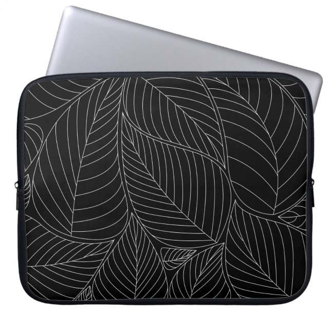 Leaves background pattern. - Illustration, Formal  Laptop Sleeve (Front)