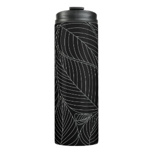 Leaves background pattern. - Illustration, Formal  Thermal Tumbler