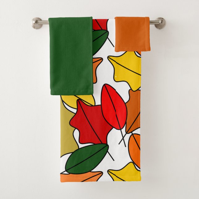 Leaves Bath Towel Set (Insitu)