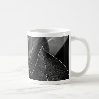 leaves being coffee mug