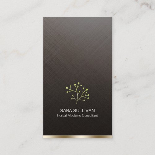 Leaves Berries Herbal Medicine Herbs Business Card