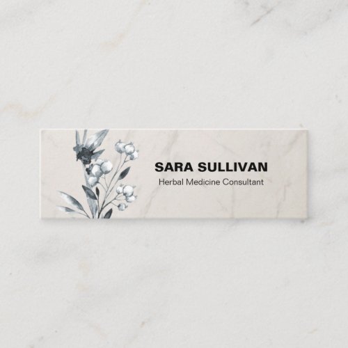 Leaves Berries Herbal Medicine Herbs Mini Business Card