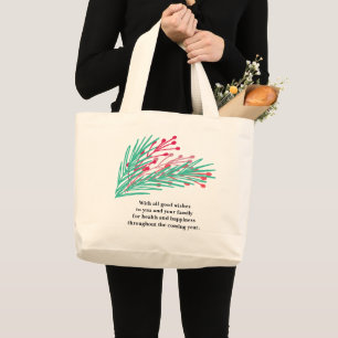 Leaves & Berries Jumbo Tote Bag