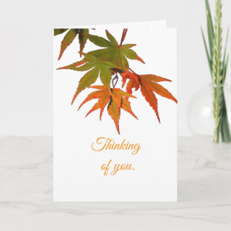 LEAVES - BLANK, ALL-OCCASION CARD