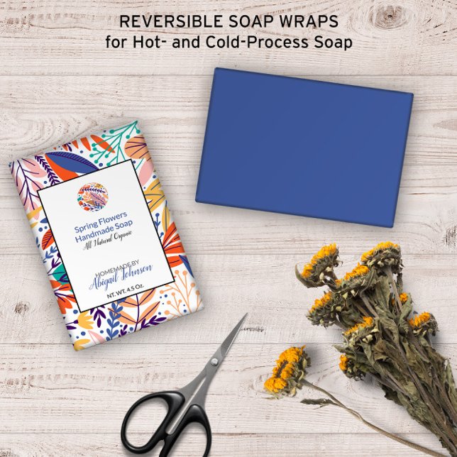 Leaves Botanical 💐 Colorful Modern Soap Wrap (Leaves Botanical 💐 Colorful Modern Soap Wrap
)