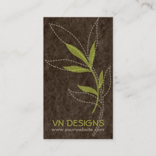Leaves Business Card