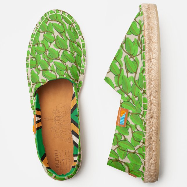 Leaves by Kenneth Yoncich Espadrilles (Side)