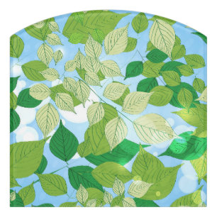 Leaves Door Sign