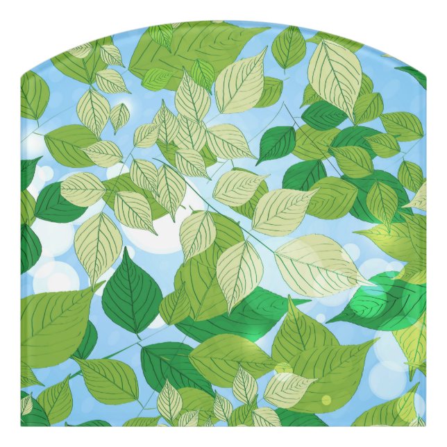 Leaves Door Sign (Contour Front)