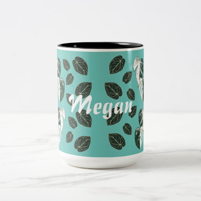 Leaves Dream Two-Tone Coffee Mug (Center)
