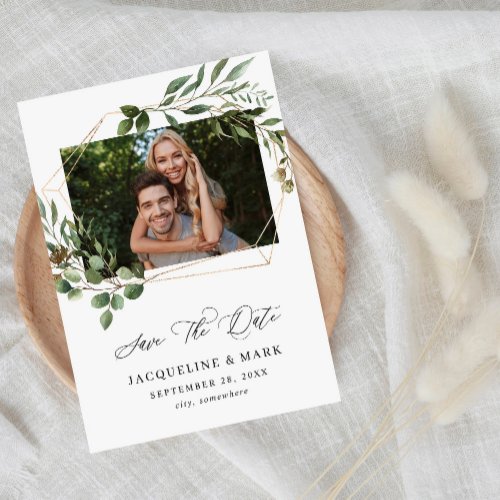 Leaves  Eucalyptus Gold H Photo Save the Date