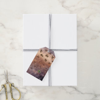 Leaves falling in Autumn Pattern Gift Tags