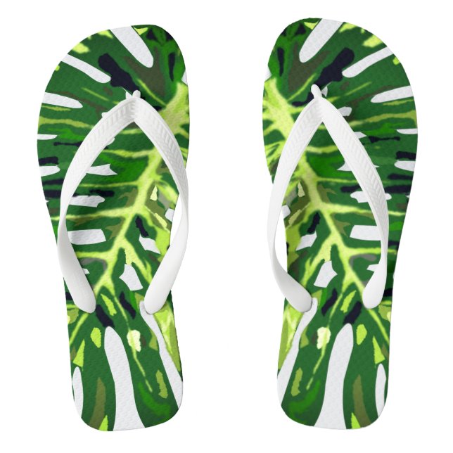 Leaves Flip Flops (Footbed)