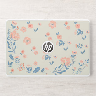 Leaves-flowers-floral-template HP Laptop Skin