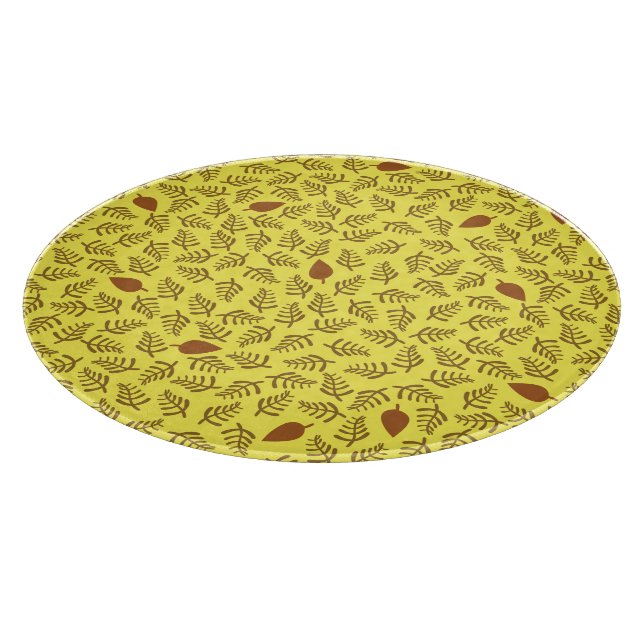 Leaves & Foliage Cutting Board (Corner)