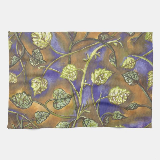 Leaves From Berries American MoJo Kitchen Towels (Horizontal)