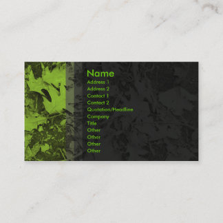 Leaves - Green Business Card