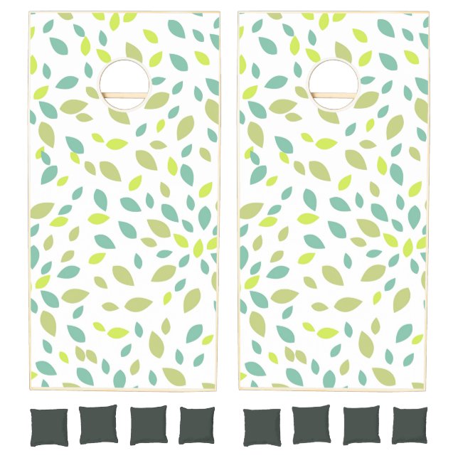 Leaves (Green) Cornhole Set (Set)