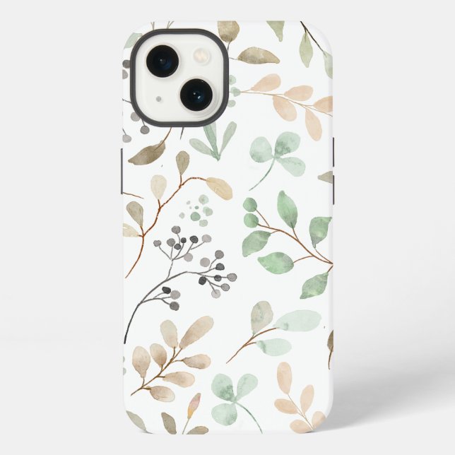 Leaves Iphone Case (Back)