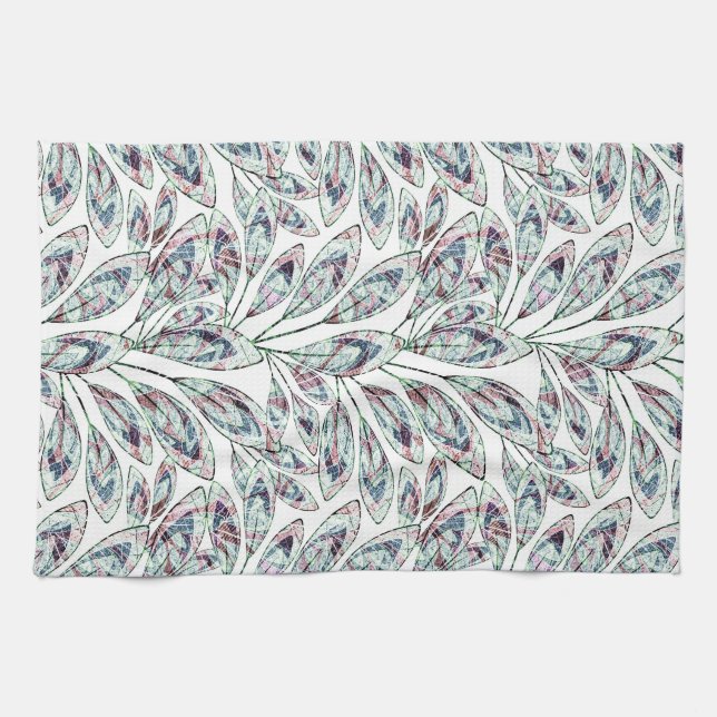 Leaves . kitchen towel (Horizontal)