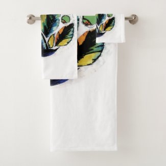 leaves melissa campagnoli bath towel set